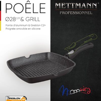 METTMANN Poêle grill ø28 cm