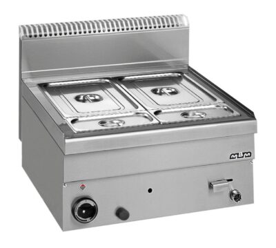 MBM Bain-marie gaz cuve GN 1/1 + 2 GN 1/4