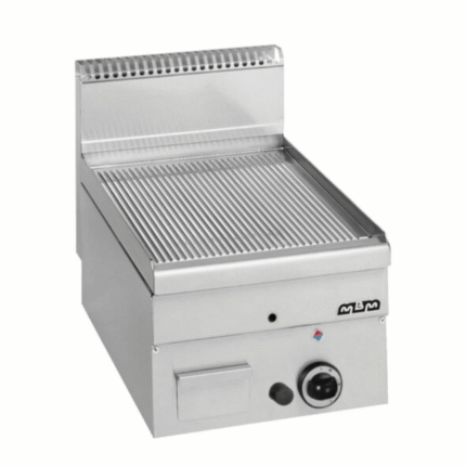 Plaque 1 zone acier rainurée