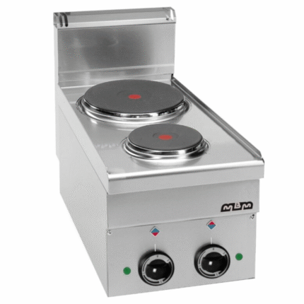 2 plaques électriques rondes