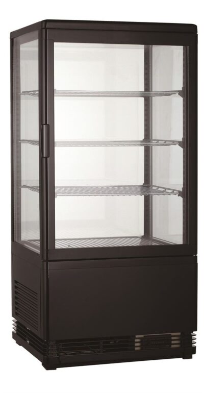 COMBISTEEL - VITRINE RÉFRIGÉRATÉE 68L NOIR