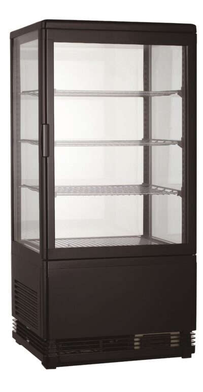 COMBISTEEL - VITRINE RÉFRIGÉRATÉE 78L NOIR