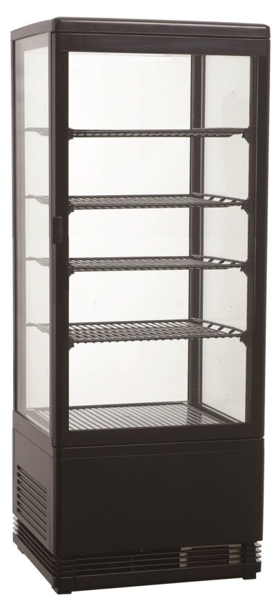 COMBISTEEL - VITRINE RÉFRIGÉRATÉE 98L NOIR