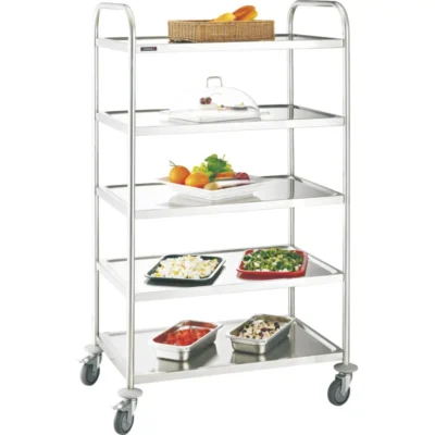 CASSELIN - Chariot inox 5 plateaux