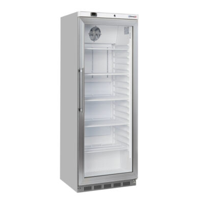 CASSELIN - Armoire positive vitrée 400 L Inox