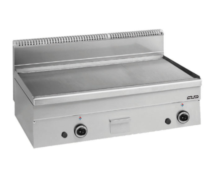 Plaque lisse chromée gaz