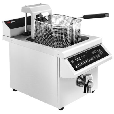 Friteuse à induction - 8 litres - 3,5 kW - avec élévation automatique du panier