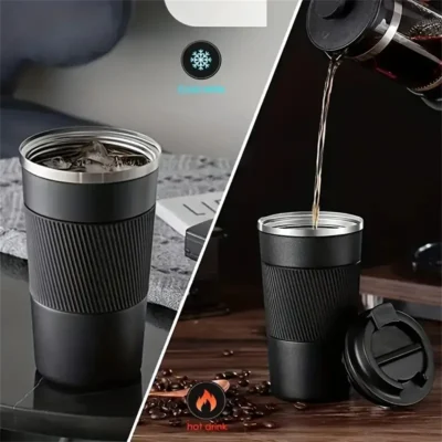 Tasse isotherme en acier inoxydable
