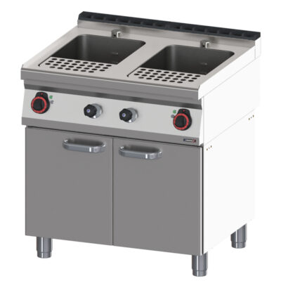 CASSELIN -Cuiseur à pâtes avec soubassement 2x23 litres 80