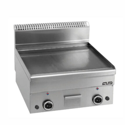 Plaque lisse chromée gaz