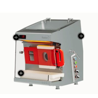 Hachoir réfrigéré SETNA Dadaux professionnel avec vitrine réfrigérée et carter monobloc