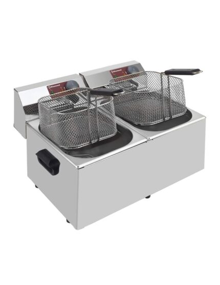 Friteuse de table électrique 2x 7 litres - Diamond Paris
