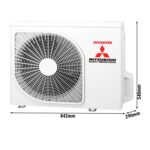 Climatiseur Mitsubishi Split Mural 3 kw – Jusqu'à 44 m² Classe A+++