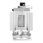 Machine à kebab gaz professionnelle 1 brûleur inox DOK1