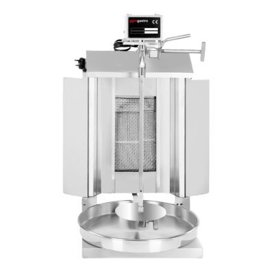 Machine à kebab gaz professionnelle 1 brûleur inox DOK1