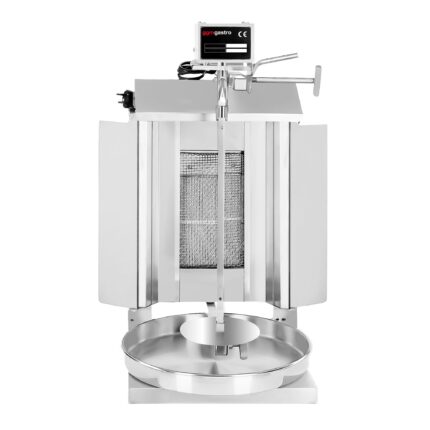 Machine à kebab gaz professionnelle 1 brûleur inox DOK1
