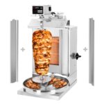 Machine à kebab gaz professionnelle 1 brûleur inox DOK1