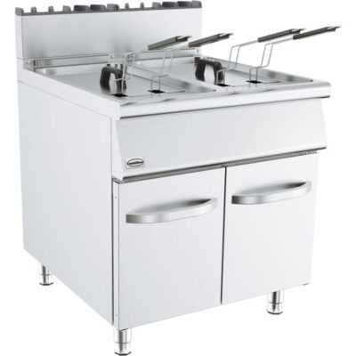 Friteuse professionnelle à gaz sur coffre 2 x 19 L, Combisteel Base 900